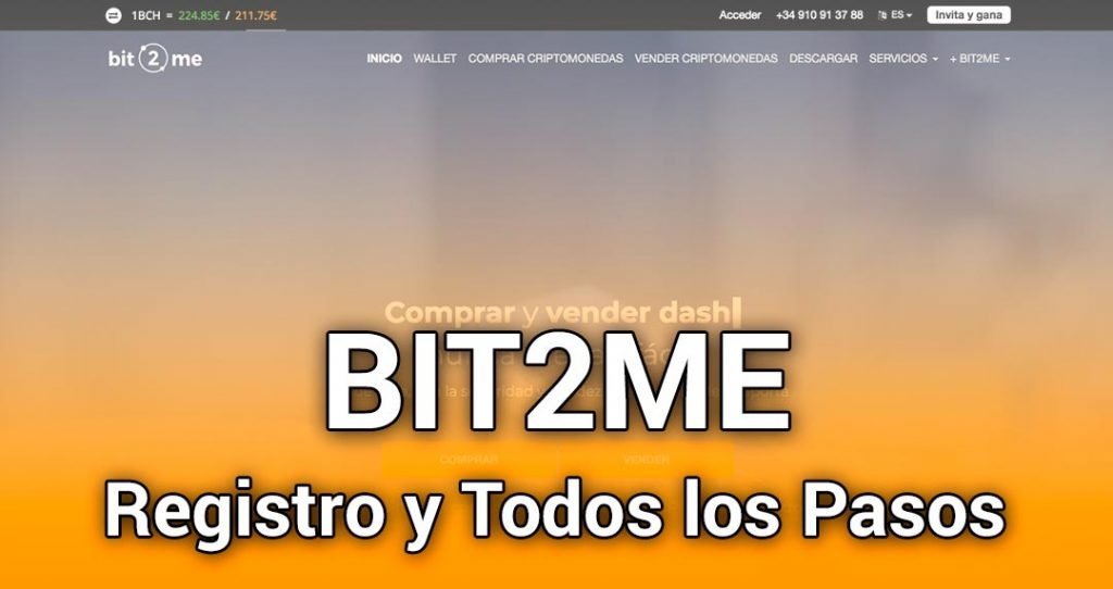 BIT2ME como registrarse con todos los pasos