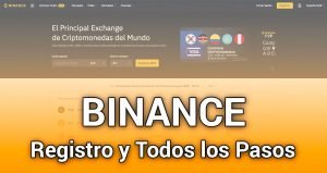 BINANCE como registrarse con todos los pasos