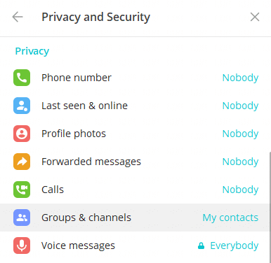 Privacidad y seguridad