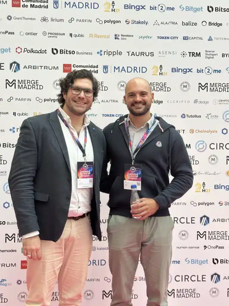 Roberto Sanz con Sergi Andres (Abogado Cripto en YouTube) de Abast.