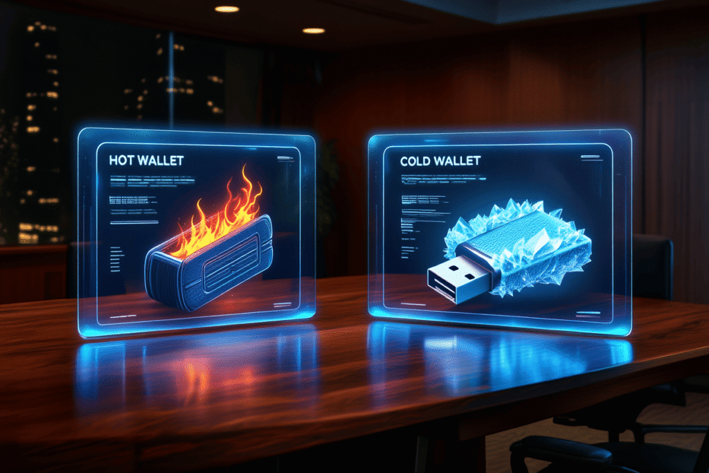 Wallets Cripto qué son, tipos (hot y cold)